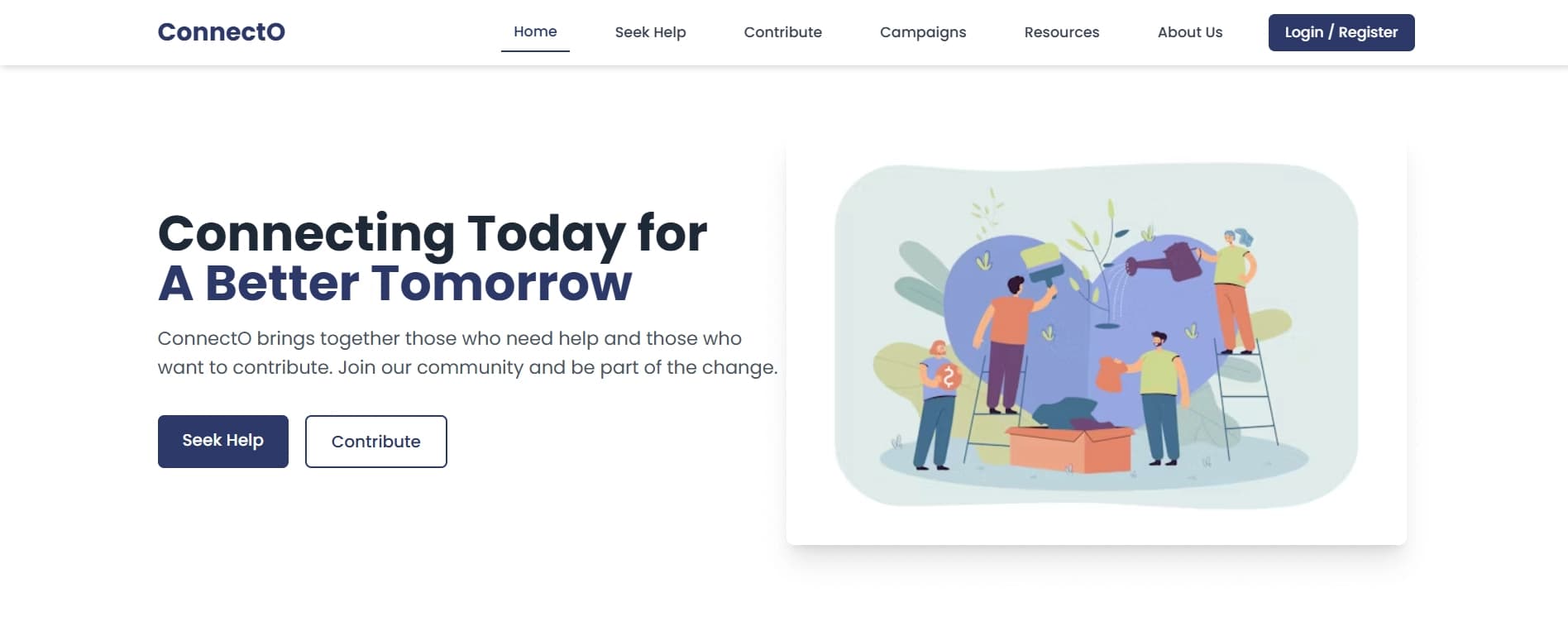 ConnectO — Homepage